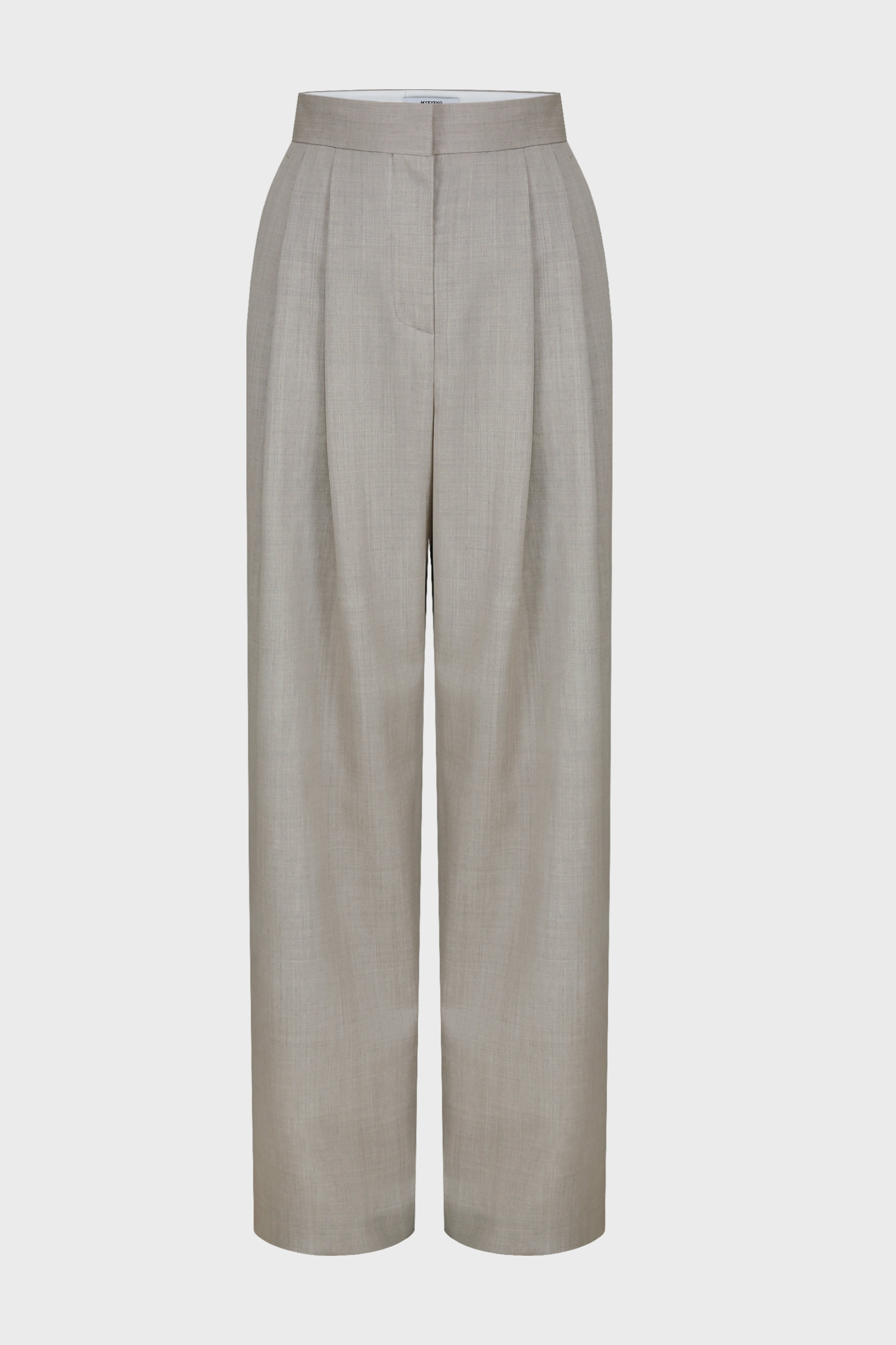 HIGH QUALITY LINE - WOOL WIDE TROUSER