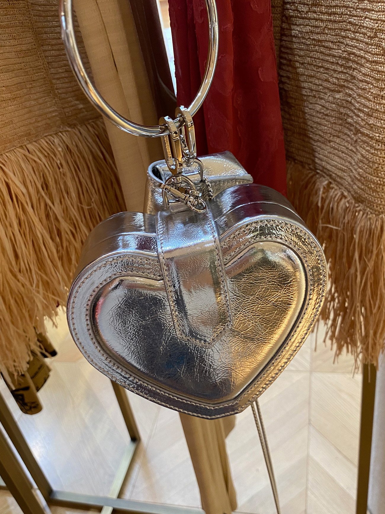 HIGH QUALITY LINE - PETIT HEART COLLECTIVE BAG - SILVER