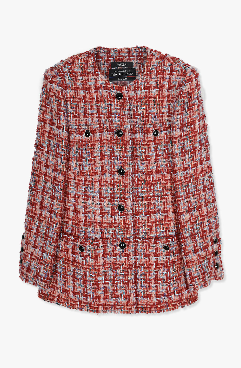 HIGH QUALITY LINE - CLASSIC TWEED JACKET &quot;Jules TOURNIER&quot; (Fabric By. Made in France)