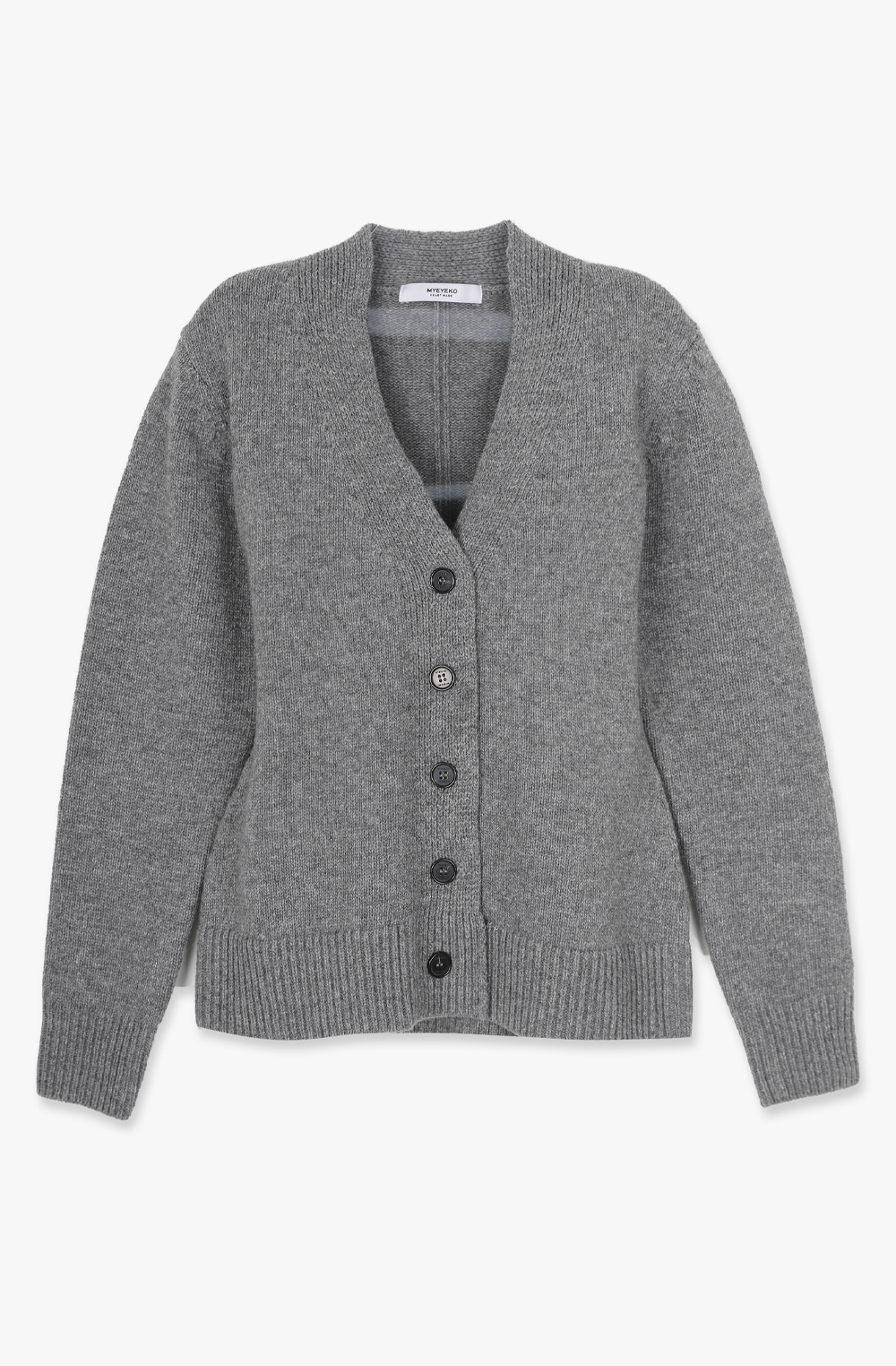 HIGH QUALITY LINE - Bailey Hourglass Knit Cardigan (CHARCOAL GRAY)